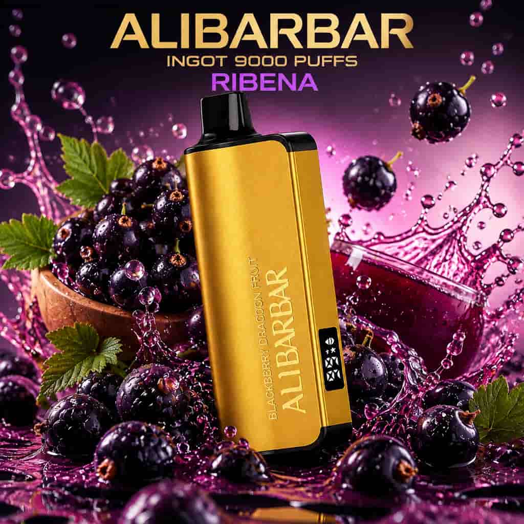 ALIBARBAR INGOT 9000 PUFFS-Ribena